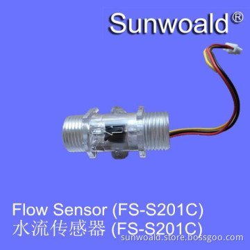 1/2" Magnetic plastic water liquid flow sensor for water heater